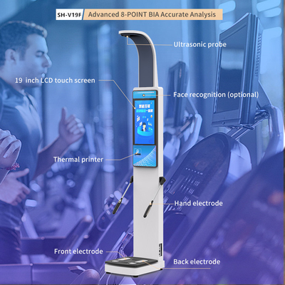 Gym BMI Height And Weight Measurement Scale Fat Measuring Machine