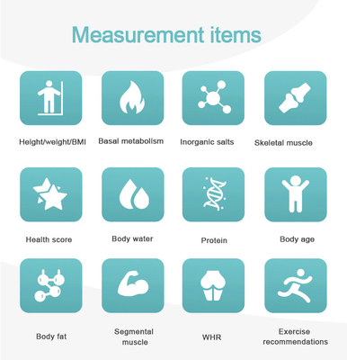 Ultrasonic Height Weight Scale Body Composition Analysis Machine