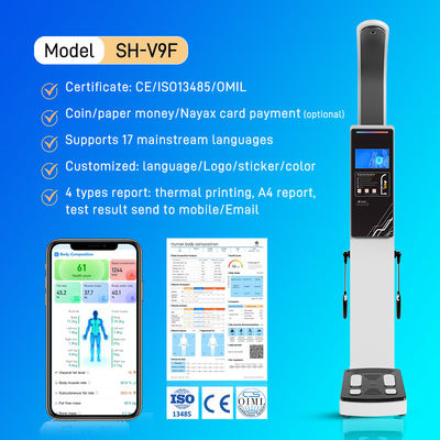 3d Body Scanner Machine Bioimpedance Analysis Professional Human Body Composition Analyzer