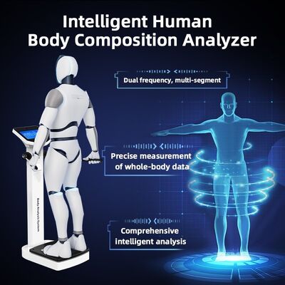 Body Nutrition Analyzer Scanner Segmental Body Composition Analyzer 8-Electrode BIA Fat Percentage Fitness Machine