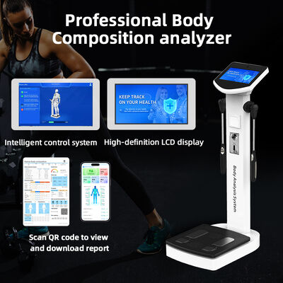 Body Nutrition Analyzer Scanner Segmental Body Composition Analyzer 8-Electrode BIA Fat Percentage Fitness Machine