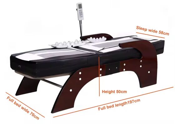 Spa Full Body Traction Chiropractic Spine Care Tourmaline Camas De Stone 3D Mattress Jade Master Bed Roller Infrared Massage Bed