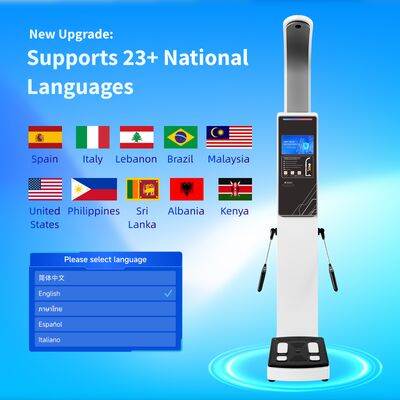 8 Electrodes Biopedancia Scale Dual Frequency Body Composition Weight Body Scan Analysis