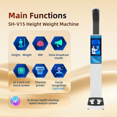 Body BMI Scale Height and Weight Machine