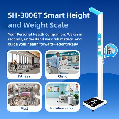 Coin Operated Weighing Scale Human Body Height And Weight Scale For Clinic