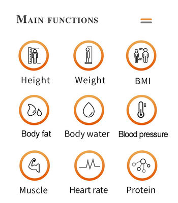 Physical Examination Scale Coin Smart Adult Medical Blood Pressure Height Weight and Fat Scale