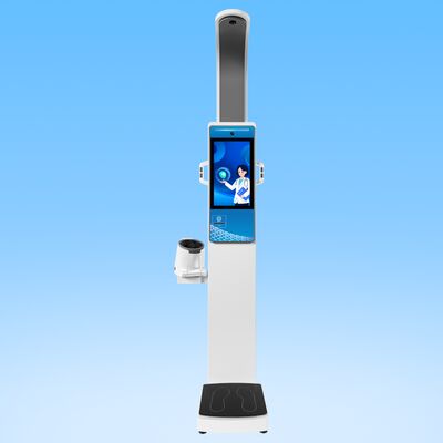 Fitness için Akıllı Yükseklik Ağırlık Kan Basıncı Ölçümü Yağ Tarayıcı 3D Vücut Bileşimi Analiz Makinesi